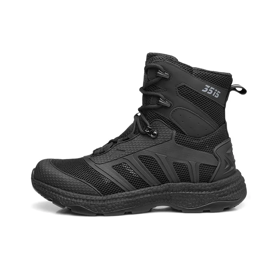 Strongman 3515 Summer Men's boots fury Outdoor Training Shoes Men's High-Cut Work boots fury Tactical Boots