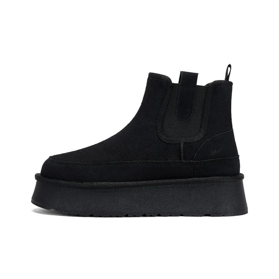 Warrior Термический Рекомендуемый рост Увеличение Короткий MID Ботинки для снега Женские Черный