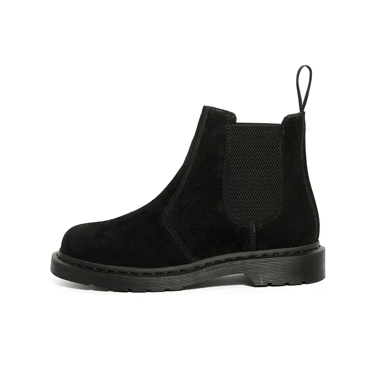 Dr. Martens 2976 Black Suede Chelsea Boots 'Black' Women's