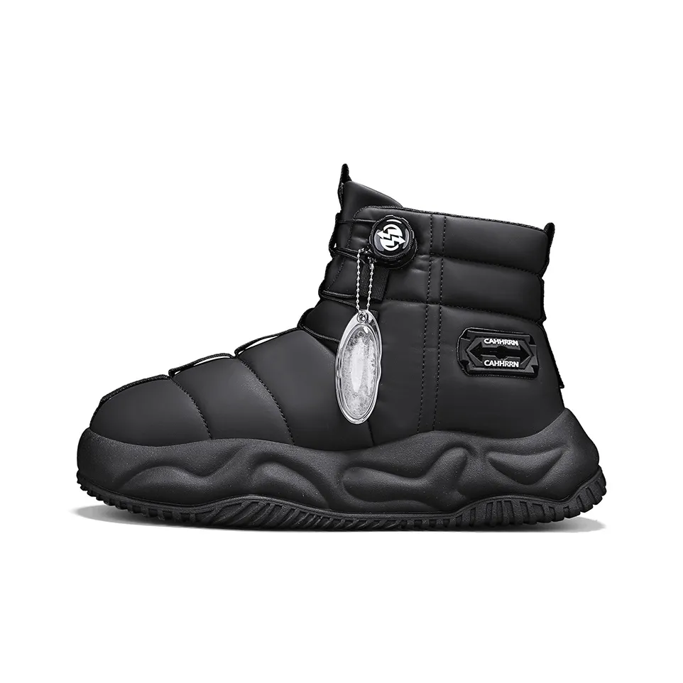 CAHHRRN Slip Resistant Warm Short Snow Boots Men's