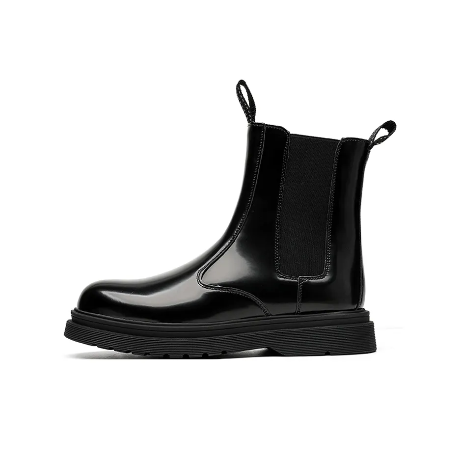 Lady's House Short Chelsea Boots Men's Black