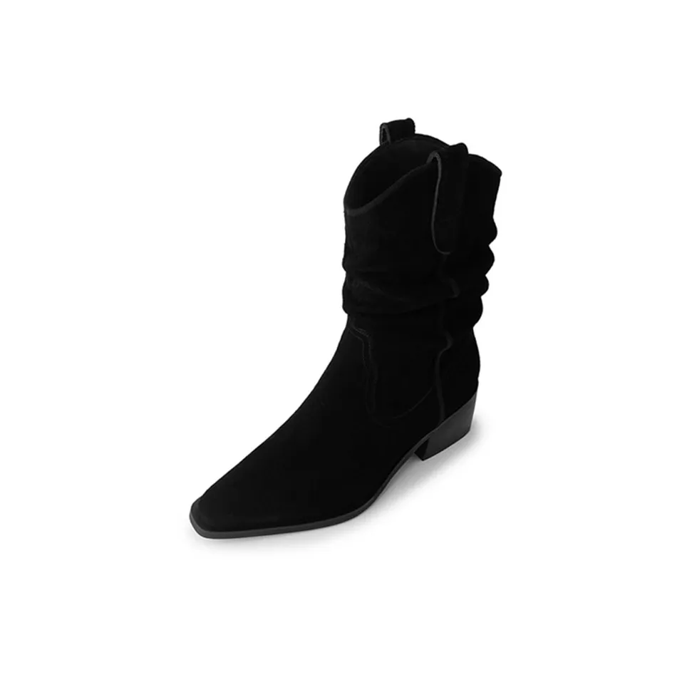 Echo&yolo Ankle Boots Women's Black Unlined, Black Fleece Lined, Brown Unlined, Brown Fleece Lined