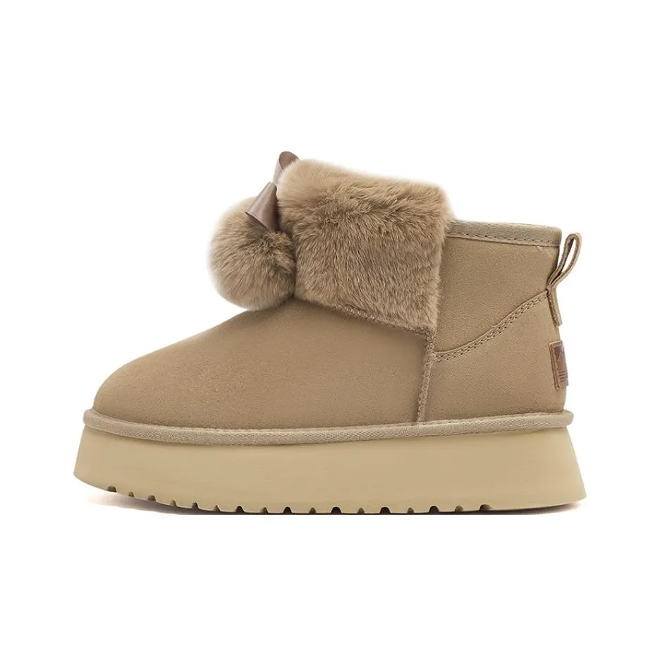 AGSDON Термические Короткие Снежные Ботинки Женские