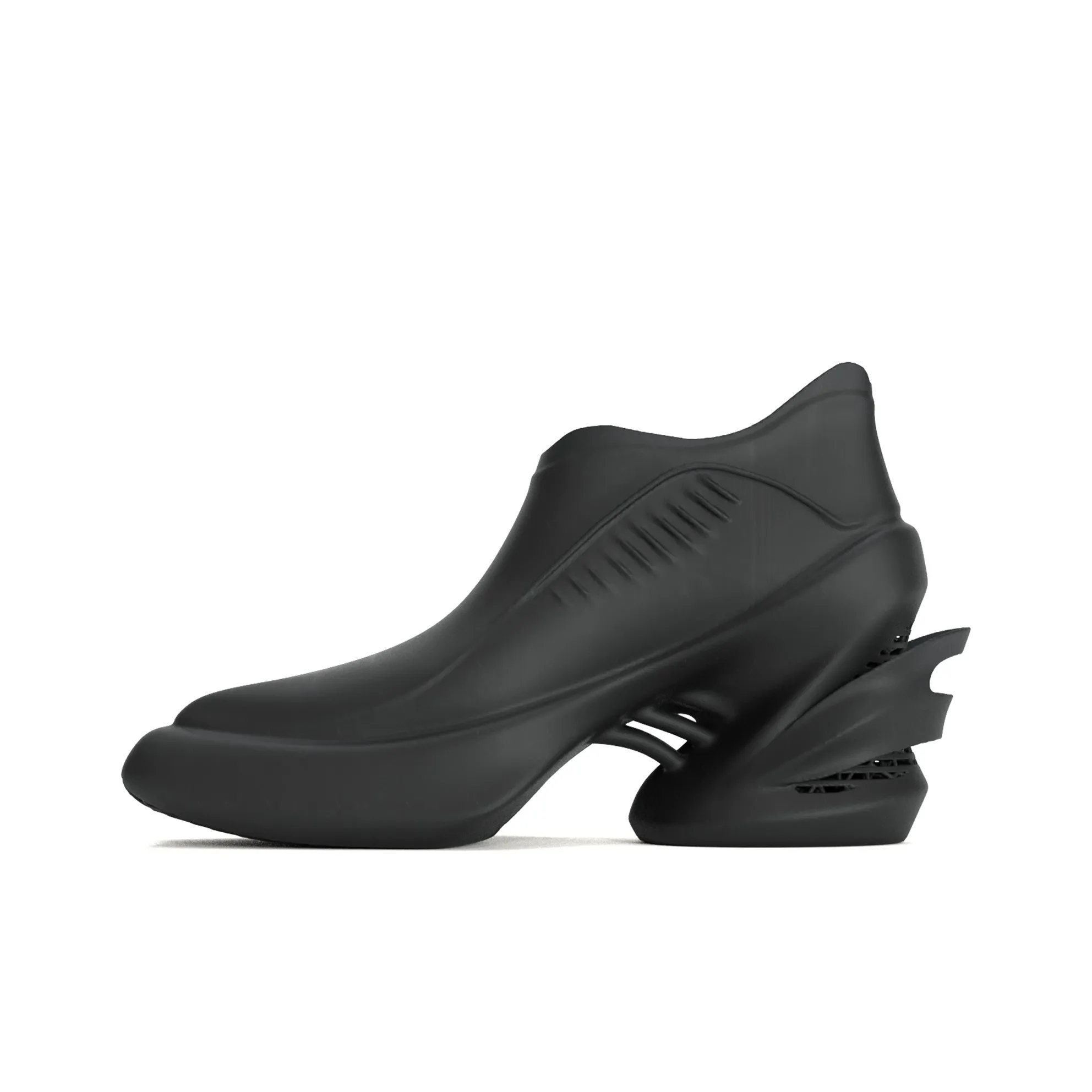 SCRY Shuttle Atoms Ankle Boots Unisex Black