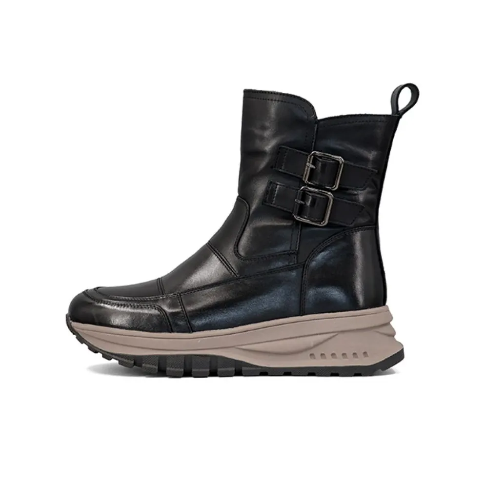 ZSBELLA Термический Устойчивый к истиранию Увеличивающий высоту Crew Сноубутсы Женские