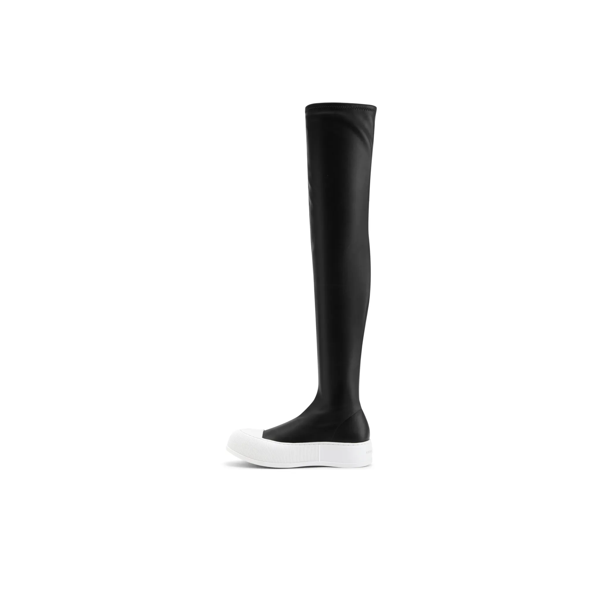CHARLES&KEITH Knight Over The Knee Wave Boots Women's Black