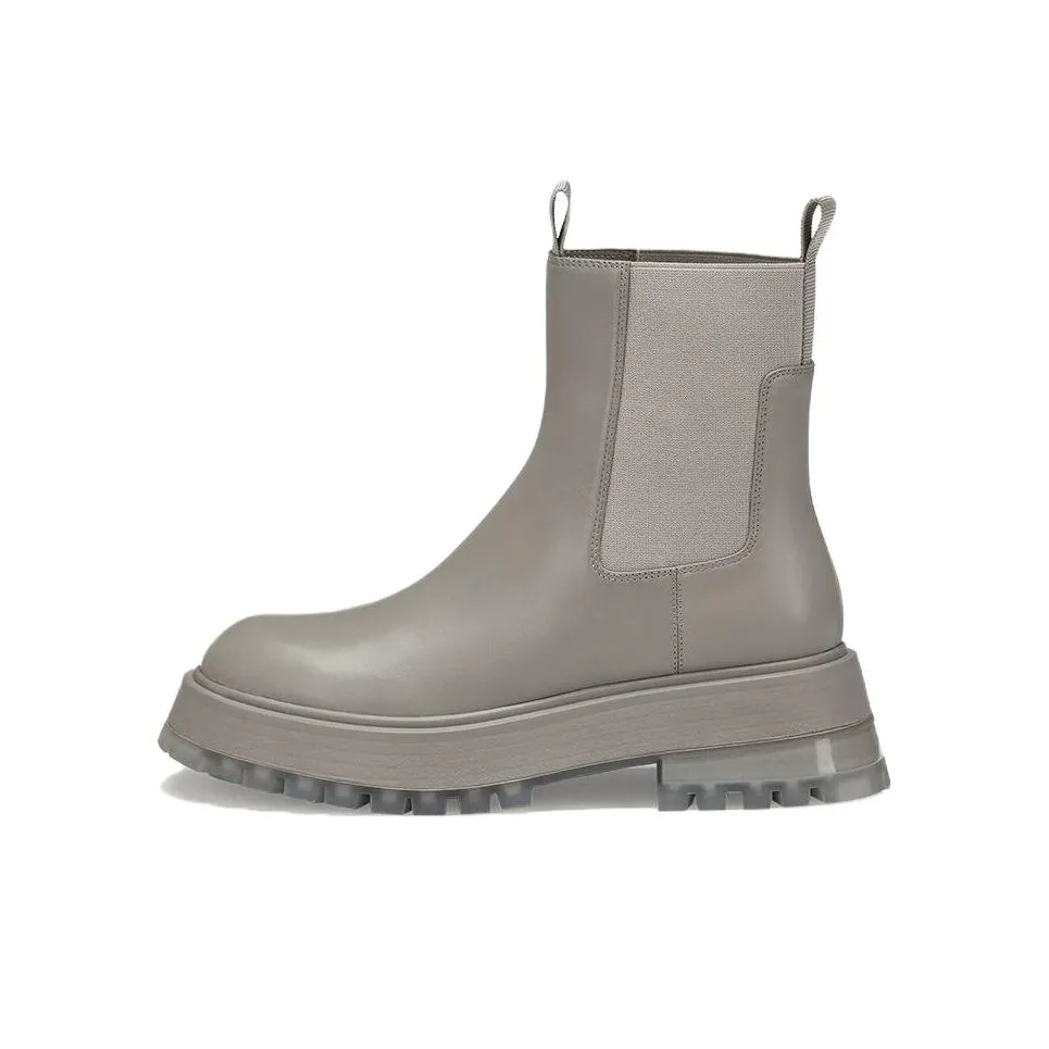 73Hours Multicolor Raindrop Short Chelsea Boots 5.5cm Women's