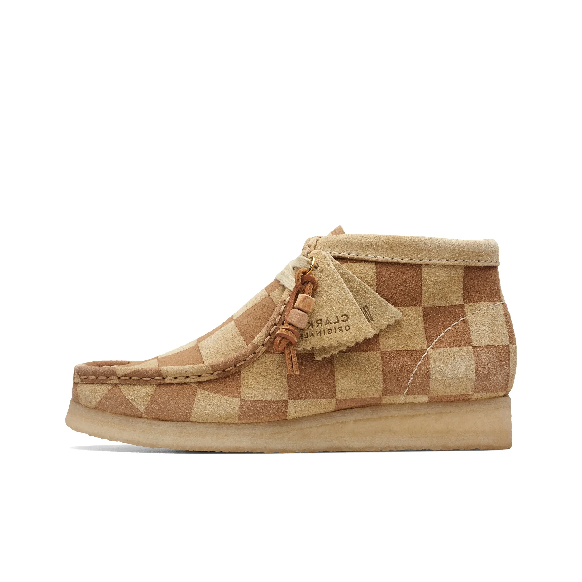 Clarks Originals WALLABEE Ankle Boots Women's Yellow Brown