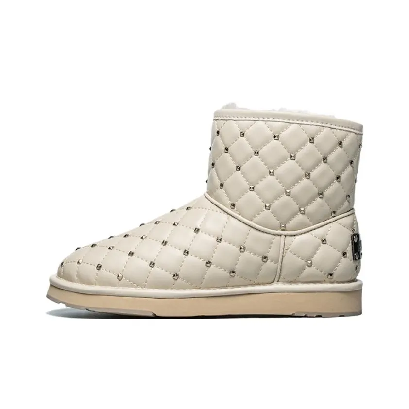 AU MU Термический противоскользящий короткий снегокат Женские Белые