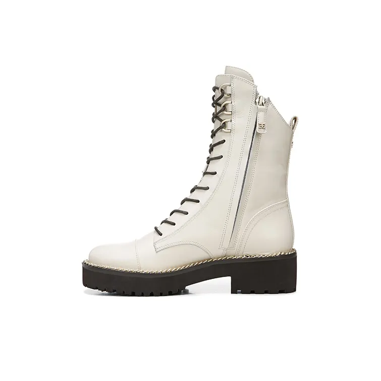 SAM EDELMAN Martin Boots Women's White