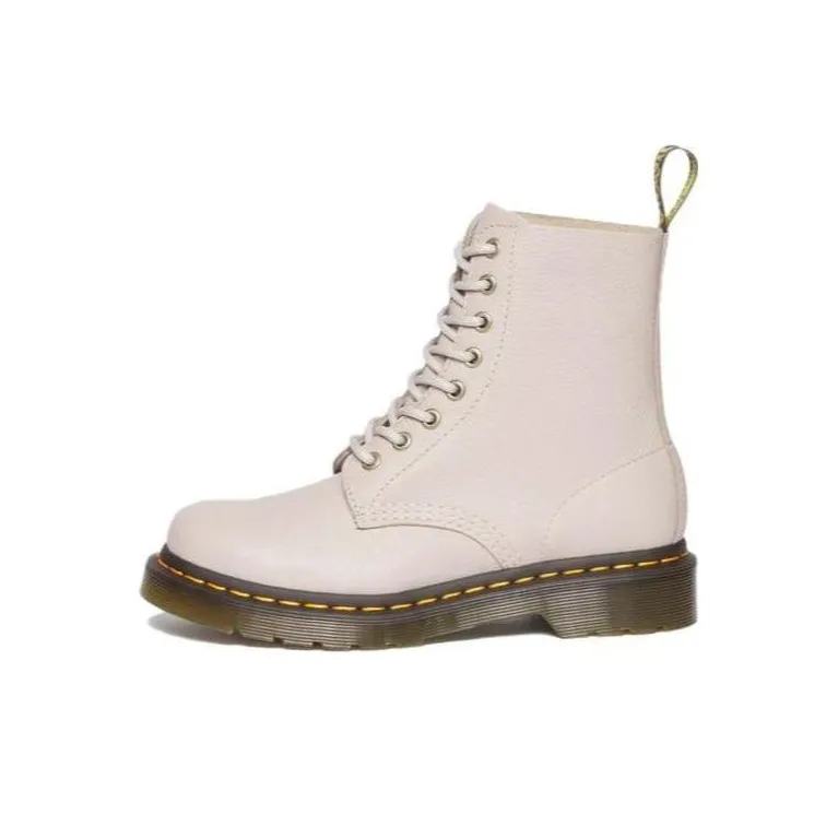 Dr. Martens 1460 Pascal Virginia Leather Lace Up Boots 'Vintage Taupe' Women's