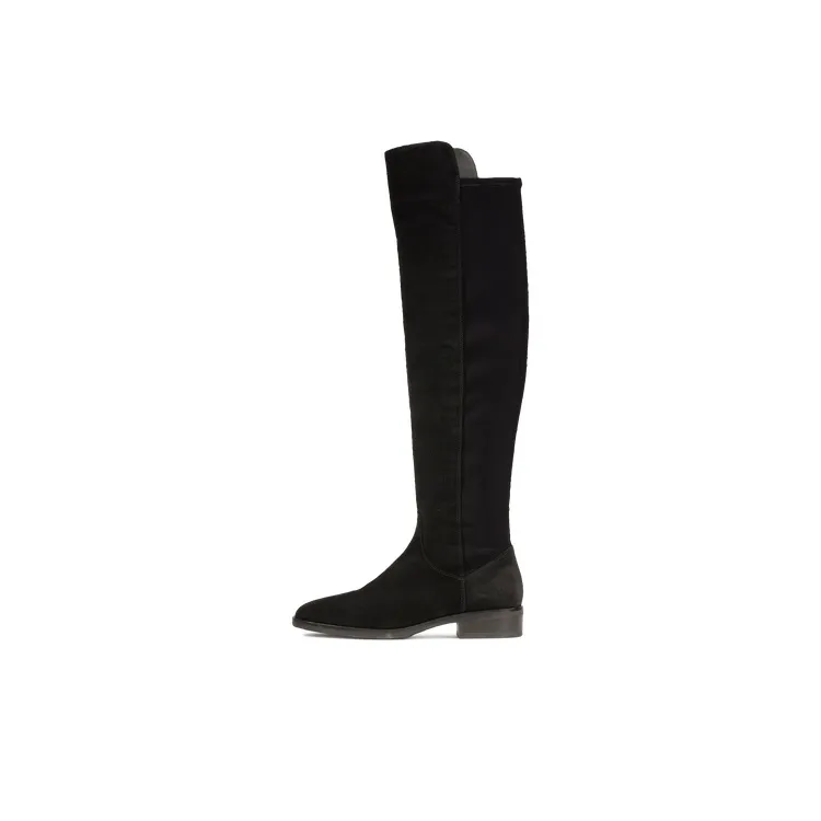 Clarks Pure Premium Collection Knee high Chukka boots Women's Black