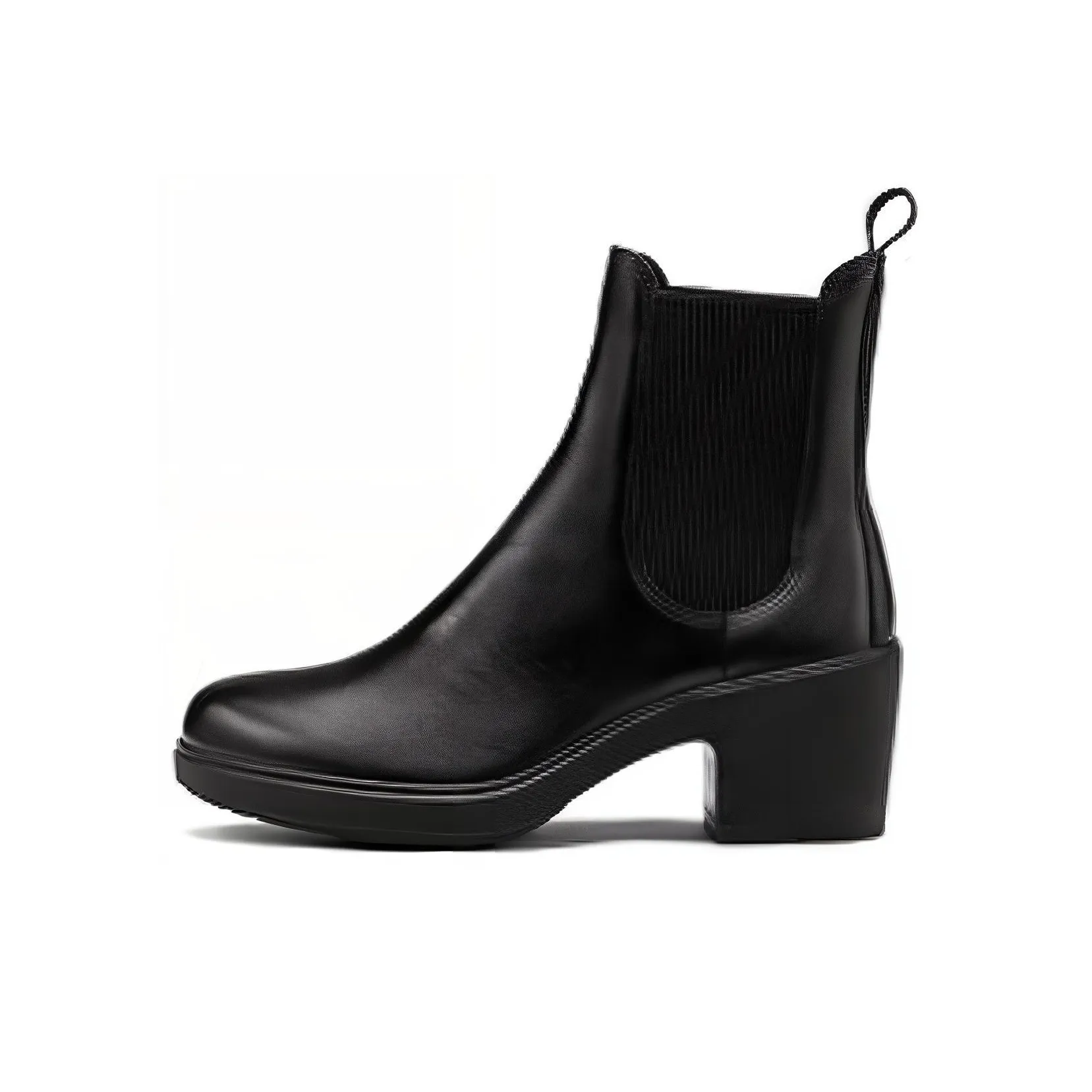 Ecco Short Chelsea Boots 6.5cm Women's Brown Red