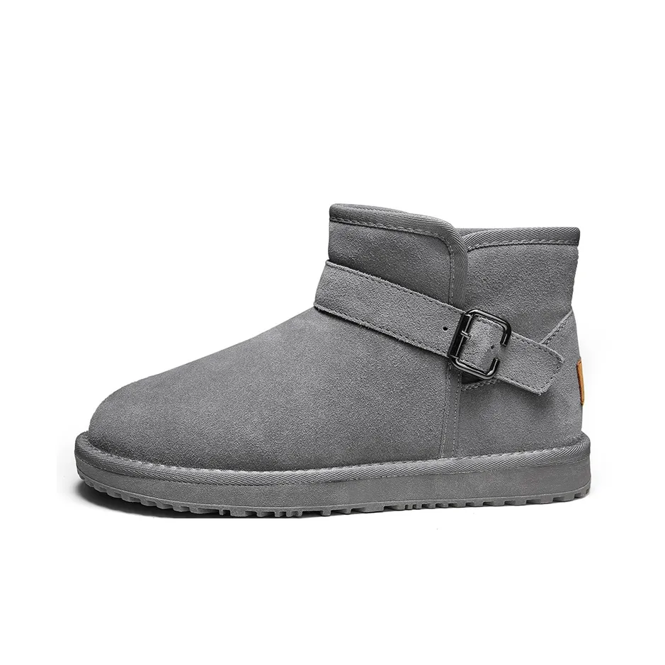 PNKE Warm Wear-Resistant Slip-Resistant Short Snow Boots Men's