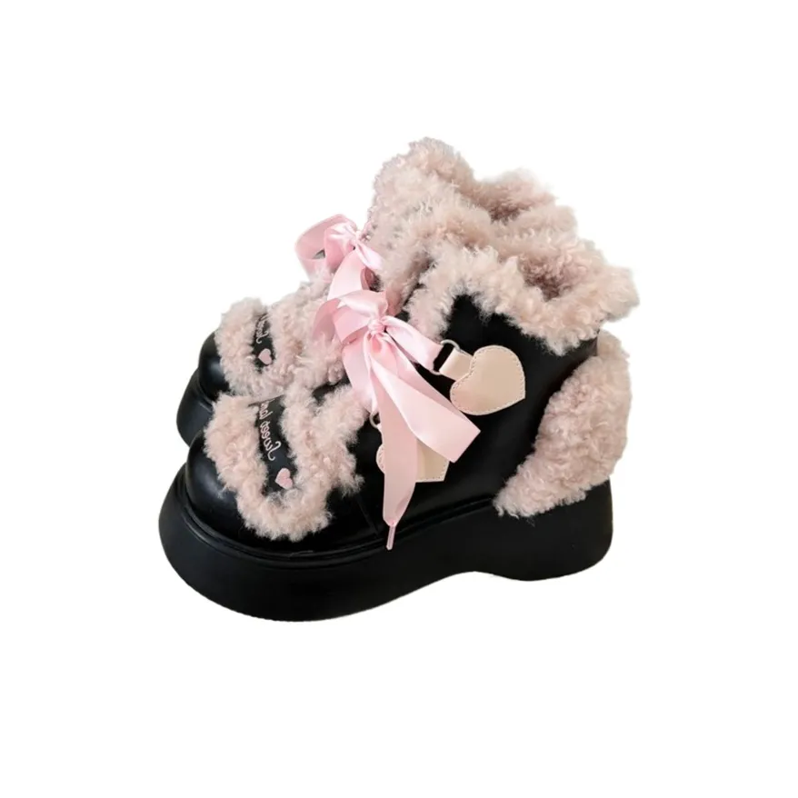 LIANGHUO Короткий ботинок Martin 5 см женский