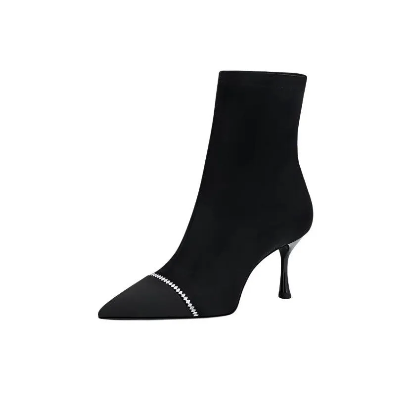 JESSICA SOPHIA Ankle Boots 7cm Women's Black