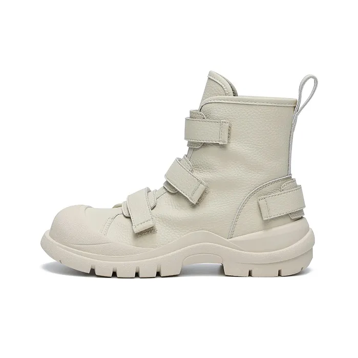 MASOOMAKE Ugly Cute Design Series Клееный Короткий Мартин Ботинки Женские Абрикос