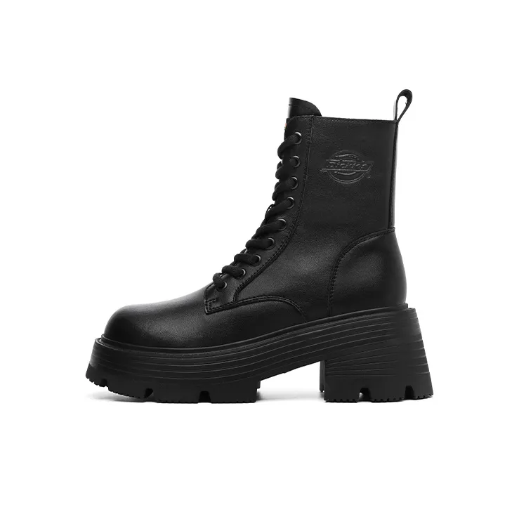 Dickies Короткий MID Голень Мартин Boot Женские Черный