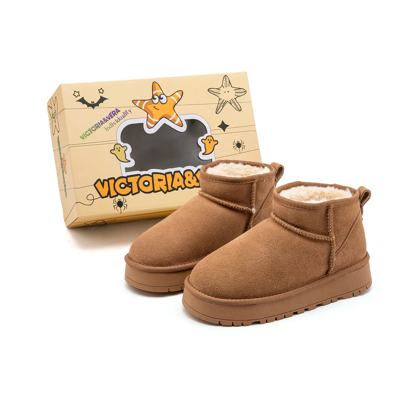 VICTORIA VERA Термические Увеличивающие Высота Короткие Снежные Ботинки Женские