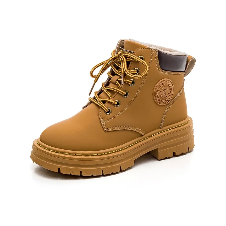 HUANQIU Мартин Boot Женские Коричневый