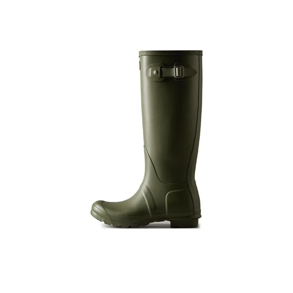 HUNTER Abrasion Resistant Thermal Slip Resistant Rain Boots Women's Green