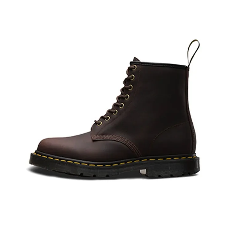 Dr.Martens 1460 DM'S Wintergrip Кружево Вверх Ботинки Короткий Мартин Boot Унисекс Коричневый