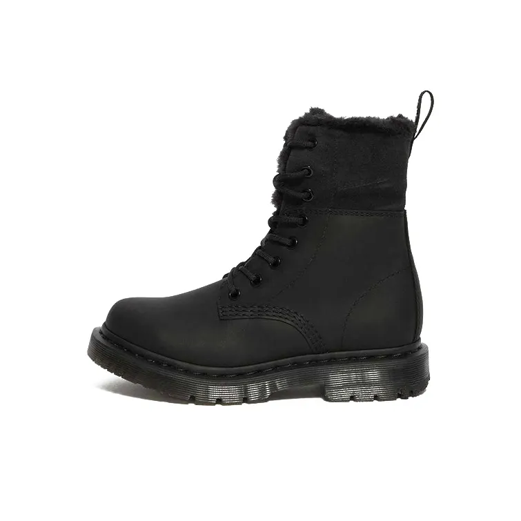 Dr.Martens 1460 Kolbert Wintergrip Faux Fur Lined Boots 'Black' Women's