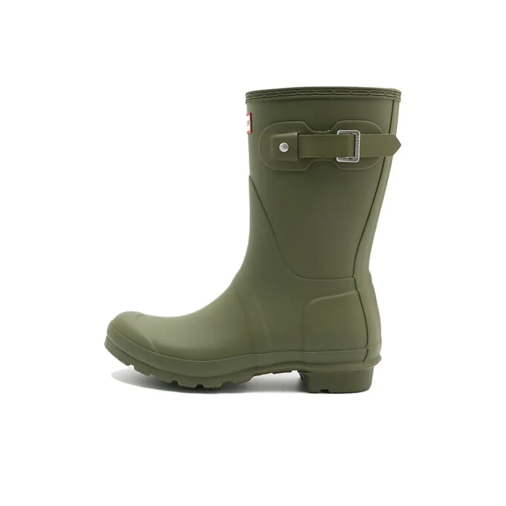 HUNTER Waterproof And Wear resistant Rain Boots Women's Green