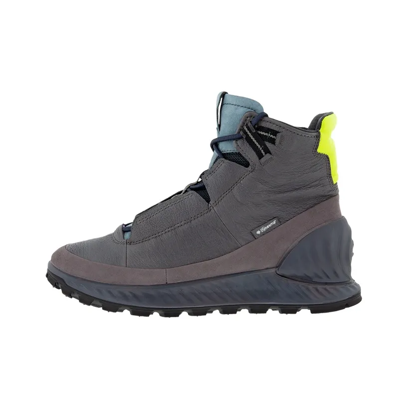 Ecco Exostrike Abrasion Resistant Slip Resistant Crew Outdoor Boots Men's Gray