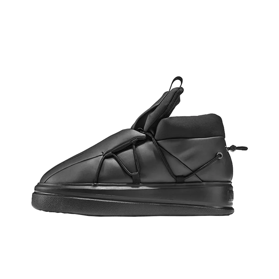 NORVINCY Термостойкие Устойчивые к истиранию Снежные ботинки для лодыжки Унисекс Черные