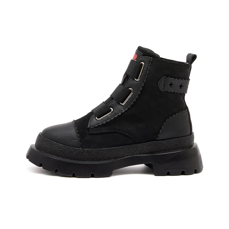 Joy&Mario Мартинсы Черные Женские