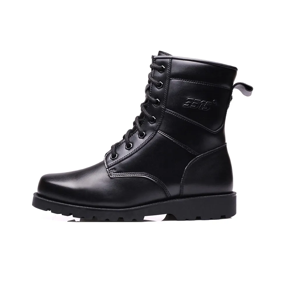 Strongman 3515 Men's Winter Warm Sheepskin Boots High-Top Insulated Boots