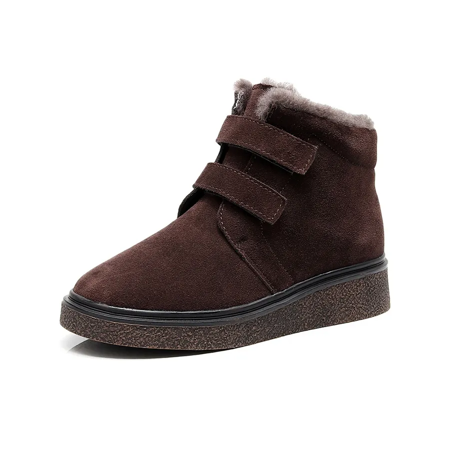 Golofi Термический Короткий Утолщенный и Флисовый Утепленный Шерпа Снежные Ботинки Северо-Восточные Утепленная Обувь Женская