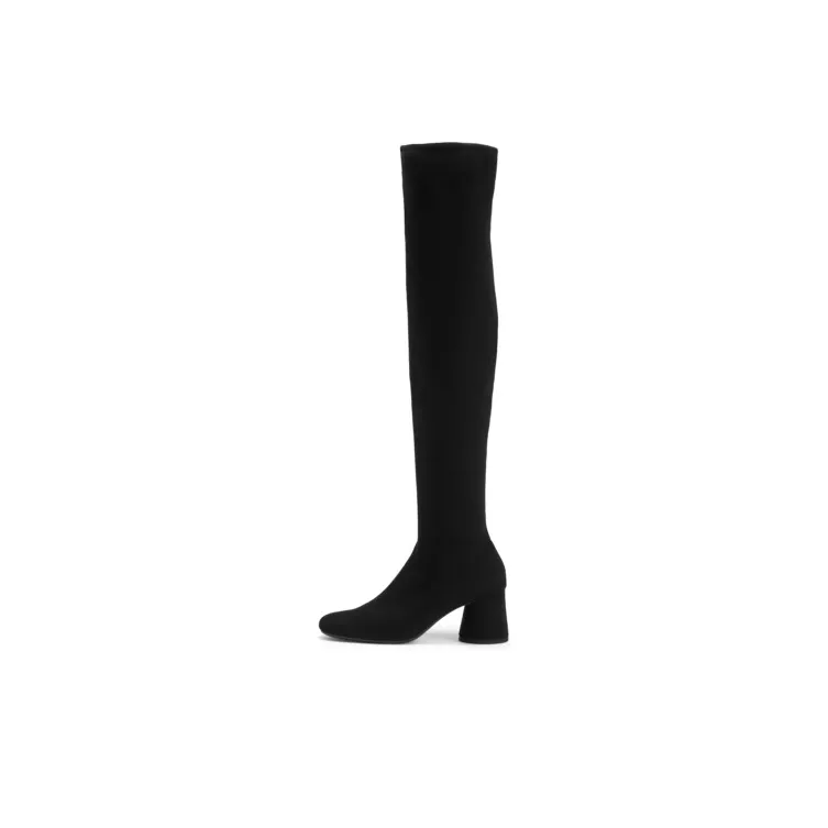 CHARLES KEITH Knight Slim Knee High Boots Women's Black