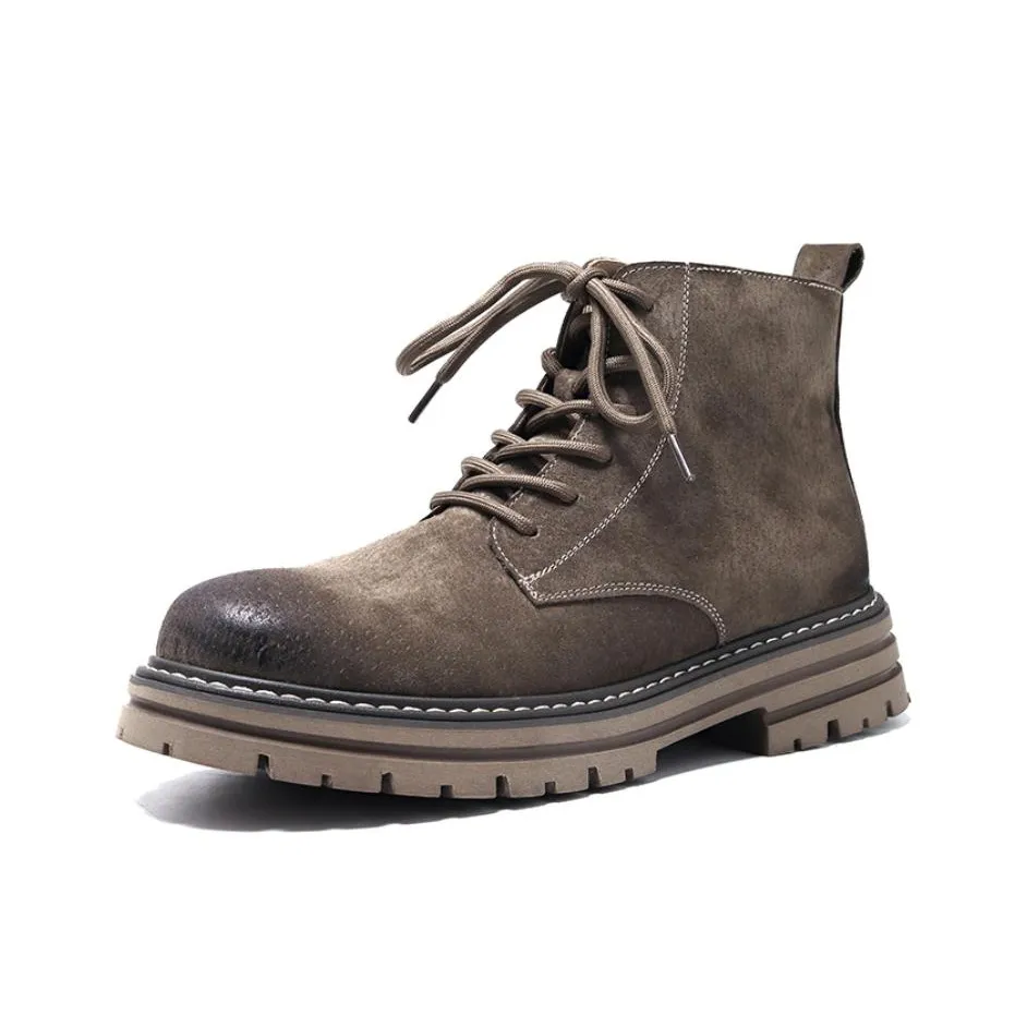 GIGIRYO Короткий ботинок Martin каблук 5 см мужской