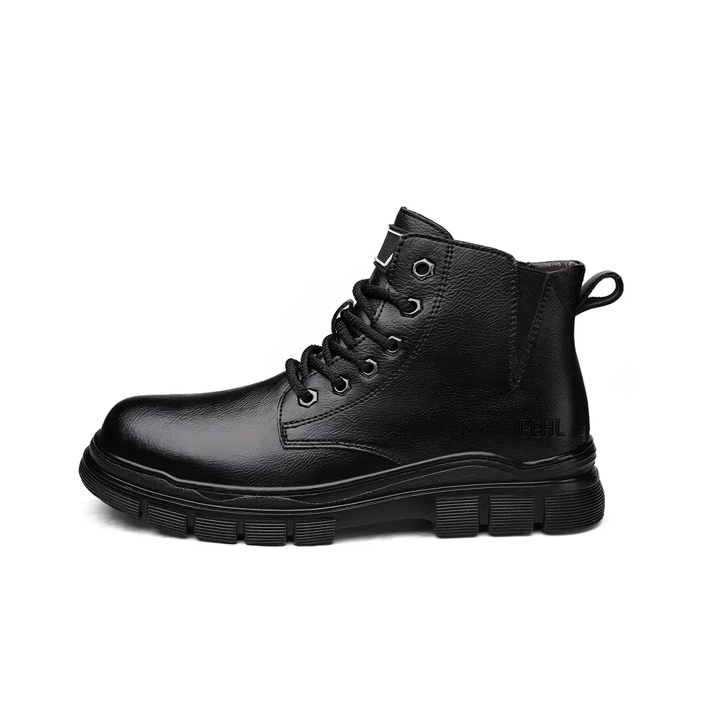 PEHL Короткие натуральная кожа ботинки Martin для мужчин