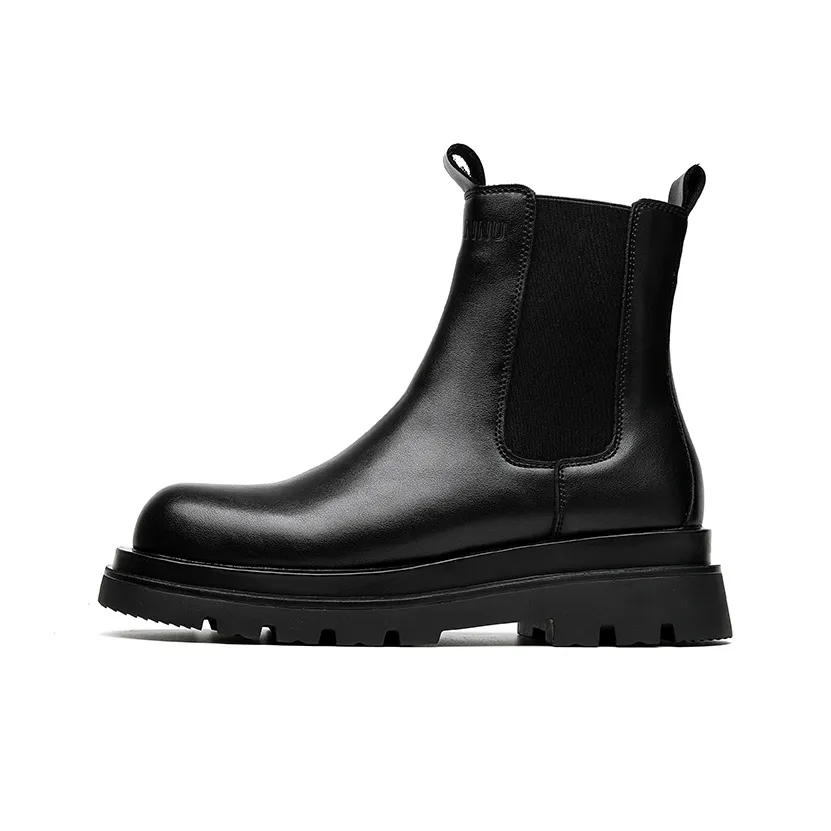 Dunnu Короткий Челси Мужской Черный