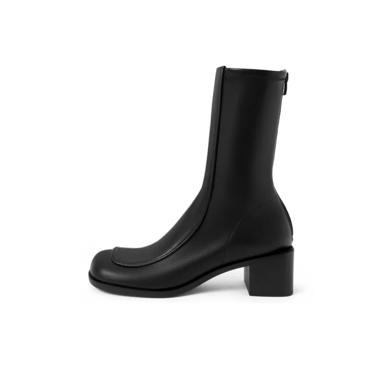 CHARLES KEITH Женские высокие сапоги до колена черные