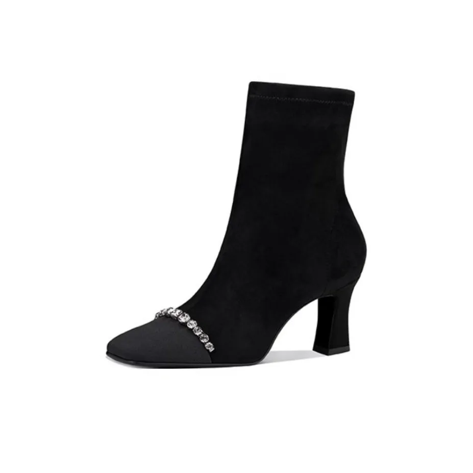 JESSICA SOPHIA Ankle Boots 6.5cm Women's Black