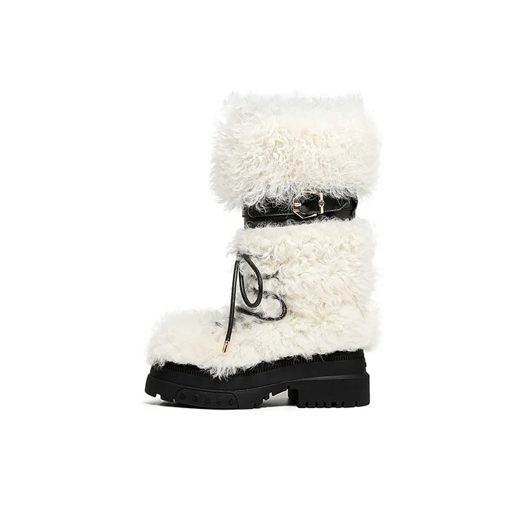 BLOCCO5 Колено Высокие Сноубутсы Женские