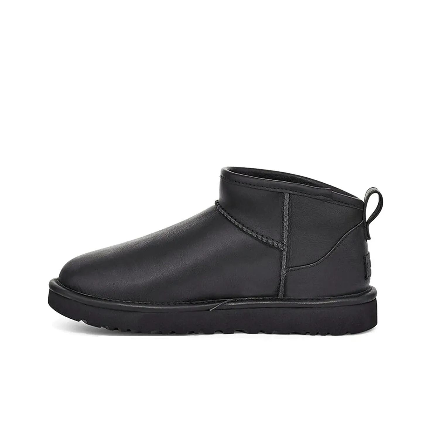 UGG Classic Ultra Mini Leather 'Black' Women's