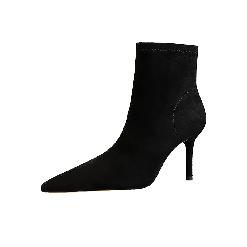 BIGTREE Ботильоны Черные Женские