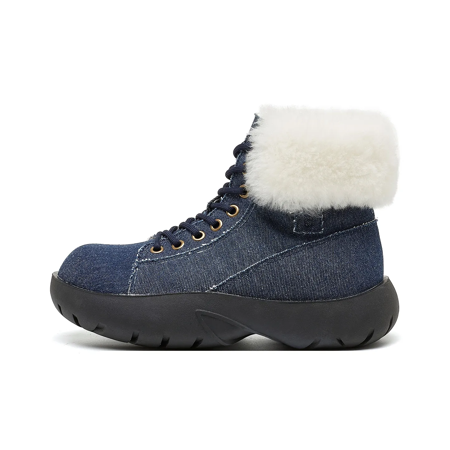 OULISASI Термические Короткие Снежные Ботинки Женские Темно-синие