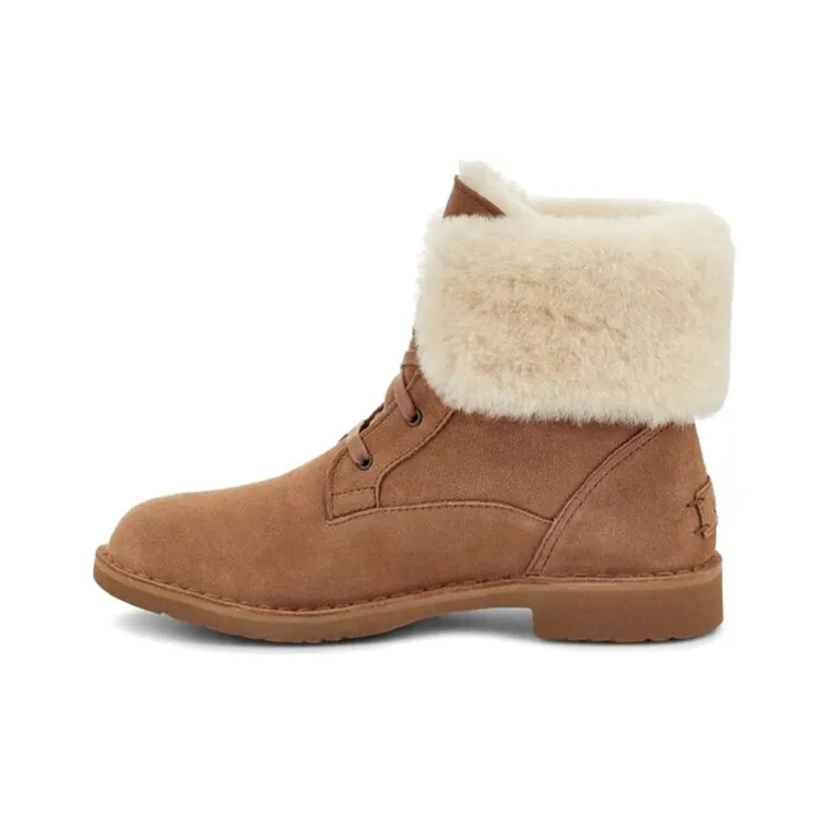 UGG Weylyn Теплоизоляционное покрытие Короткий MID Голень Сноубутсы Женские Каштановый