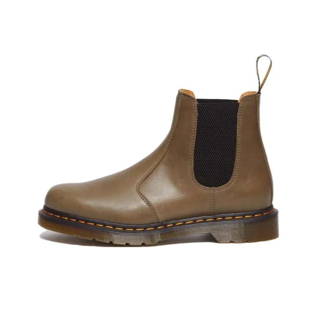 Dr.Martens 2976 Carrara Leather Chelsea Boots 'Olive'