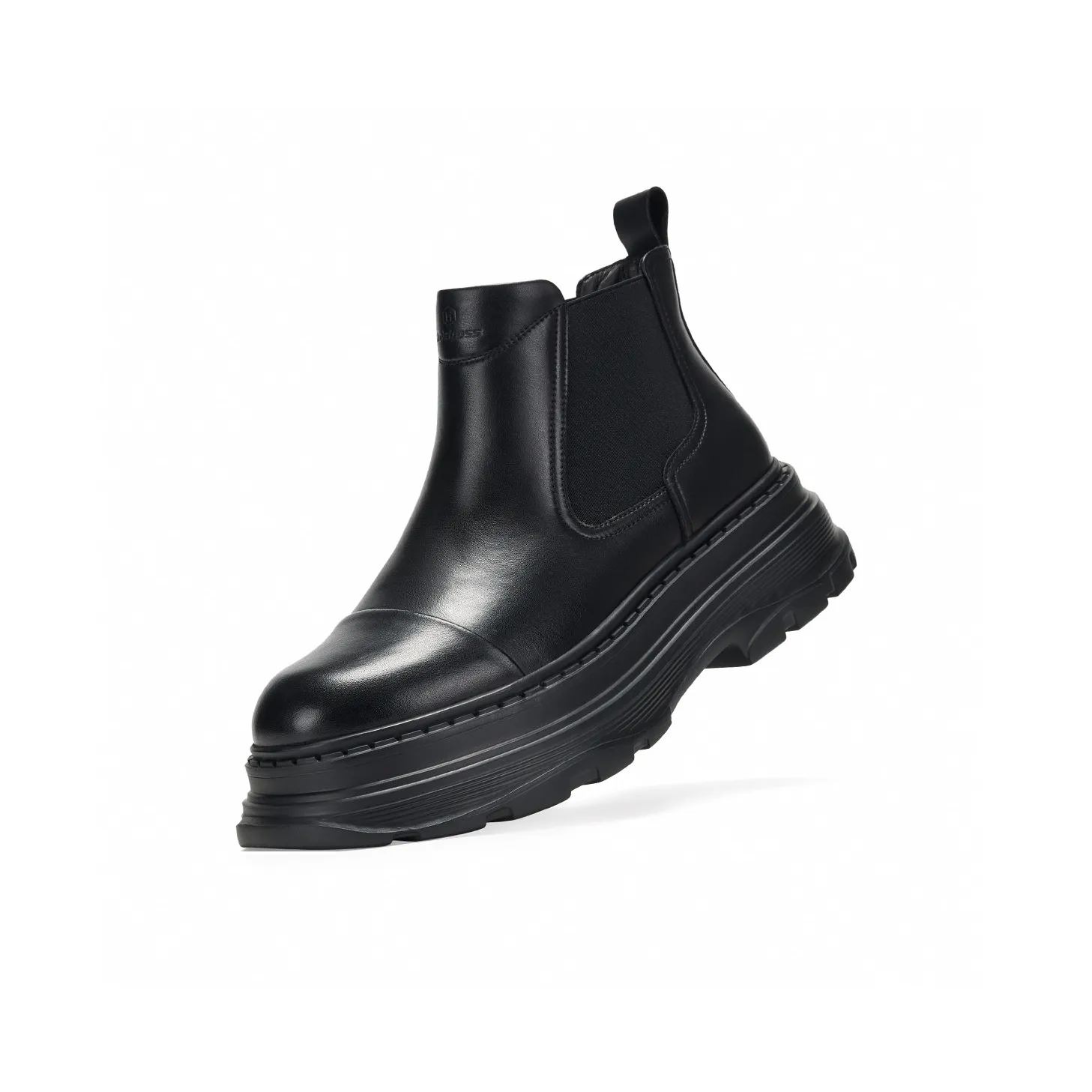 HALEBOSS Short Chelsea Boots Men's Black