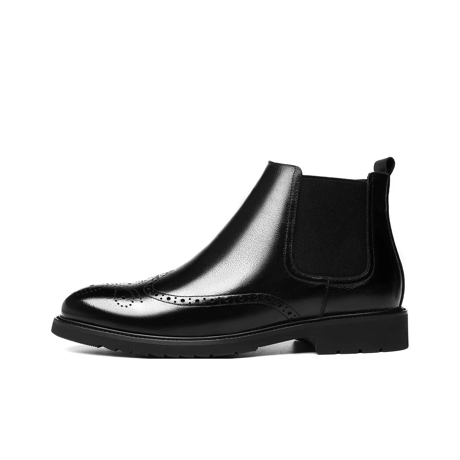 CHINT Ankle Длина Челси Мужской Черный