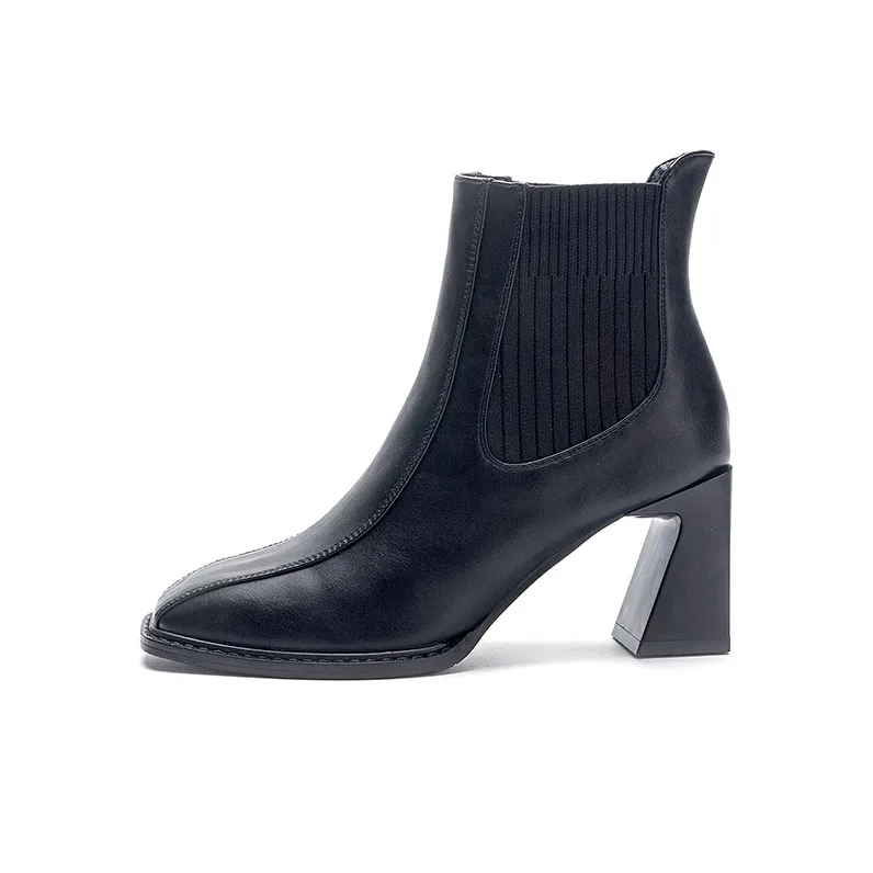 POOQ Short Chelsea Boots 7cm Women's