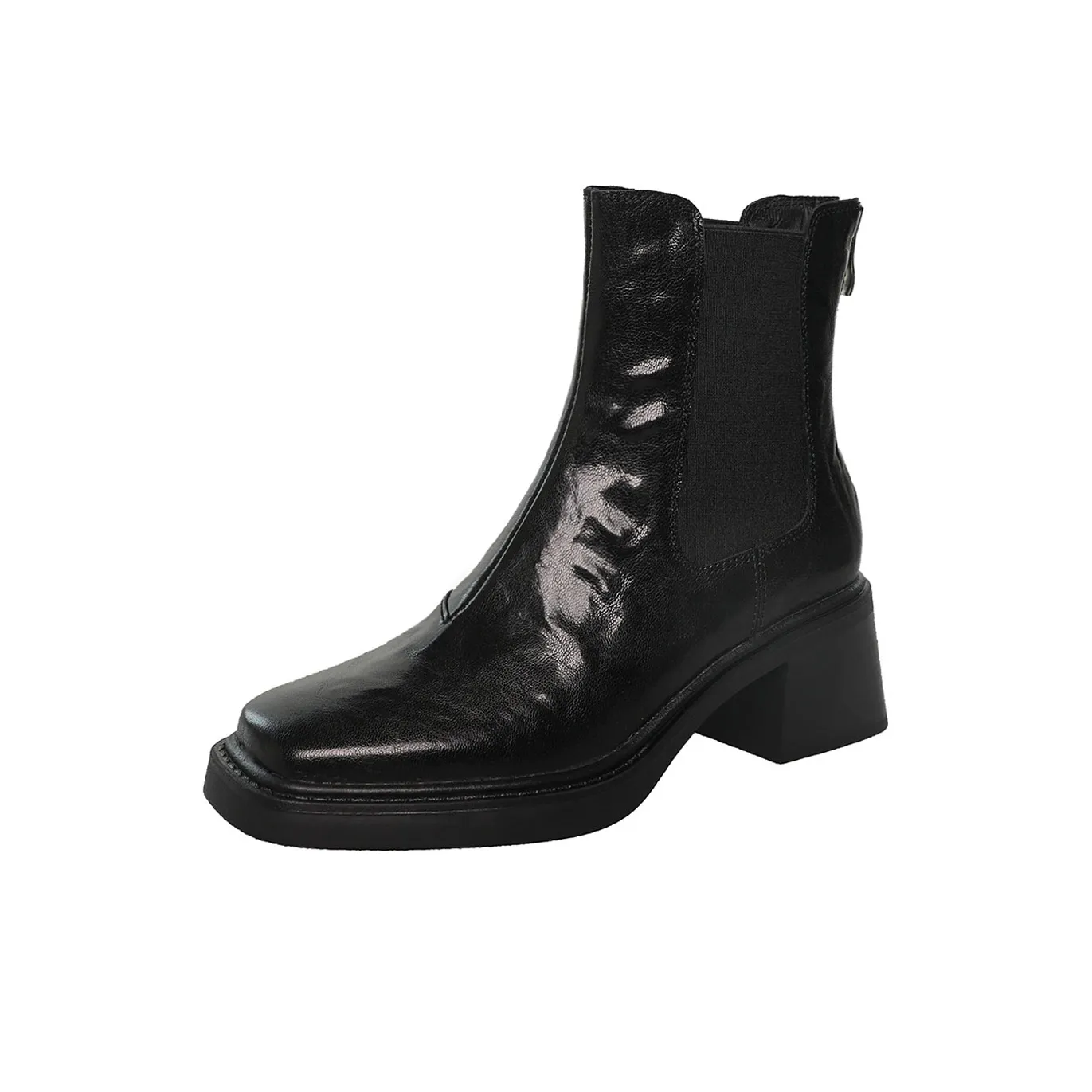 Bai Shiting Short Chelsea Boots 5.5cm Women's