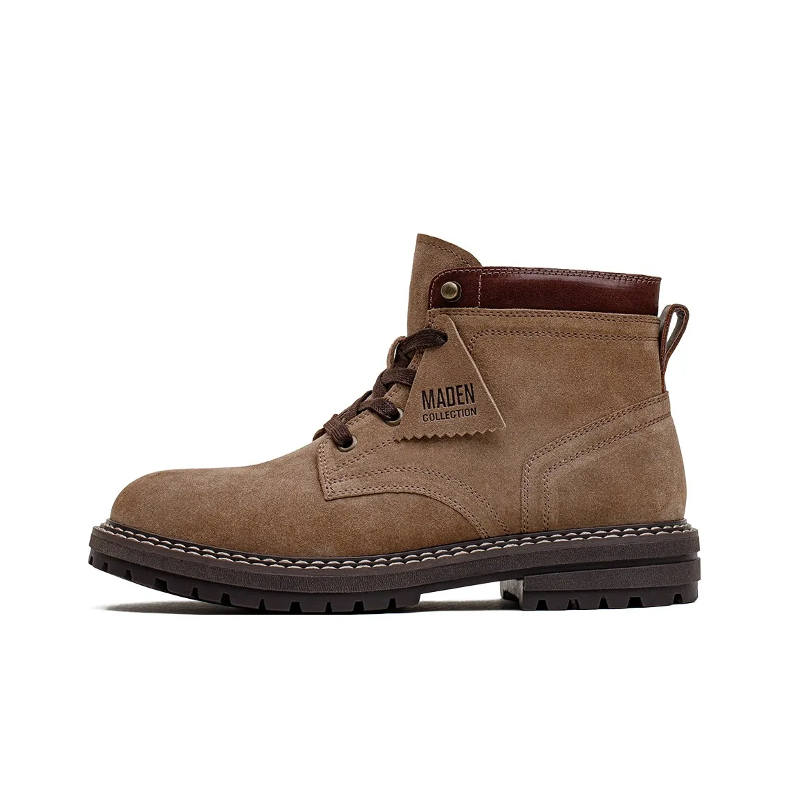 MADEN Short Mid Calf Martin Boot Men's Sand Dune